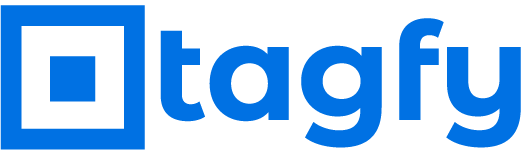 logo tagfy azul